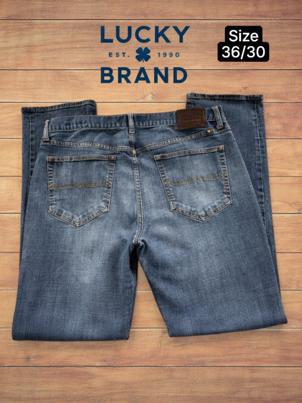 Lucky Brand 121 Heritage Slim Denim Relaxed Fit Straight Leg Button Fly Jeans